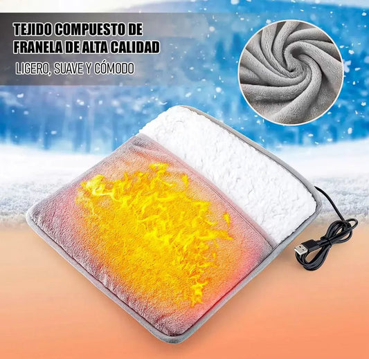 CALIENTA PIES ELÉCTRICO USB - Dile adiós al frio!