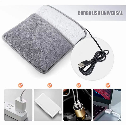 CALIENTA PIES ELÉCTRICO USB - Dile adiós al frio!